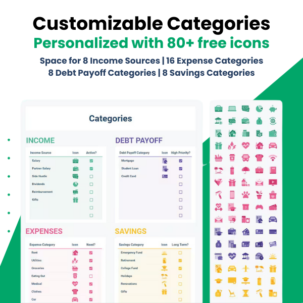 Customizable Categories